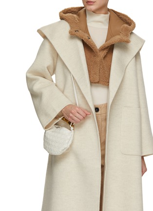 Figure View - Click To Enlarge - YVES SALOMON - Curly Merinos Hood