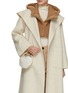 Figure View - Click To Enlarge - YVES SALOMON - Curly Merinos Hood