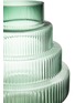 Detail View - Click To Enlarge - POLSPOTTEN - Small Steps Vase — Dark Green