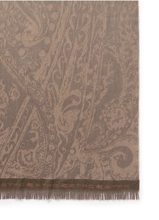 Detail View - Click To Enlarge - ETRO - Hamilton the Glen wool-cashmere paisley jacquard travel throw