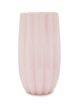 Main View - Click To Enlarge - POLS POTTEN - Large Melon Vase — Light Pink