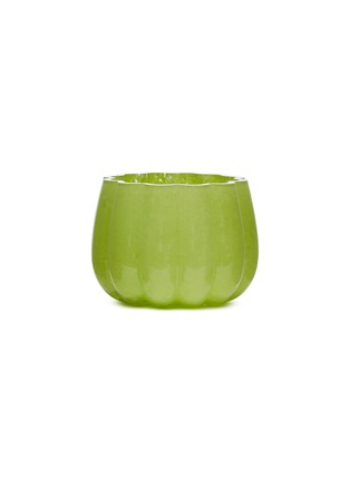 Main View - Click To Enlarge - POLSPOTTEN - Melon Hurricane Candle Holder — Olive Green