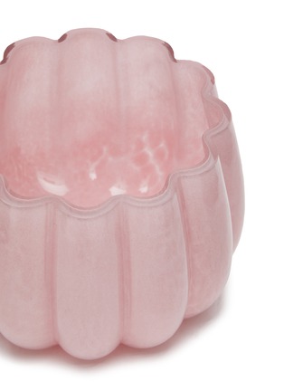 Detail View - Click To Enlarge - POLSPOTTEN - Melon Hurricane Candle Holder — Light Pink