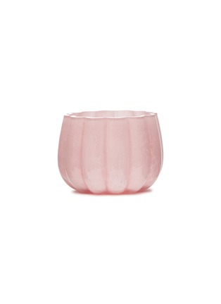 Main View - Click To Enlarge - POLSPOTTEN - Melon Hurricane Candle Holder — Light Pink