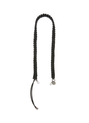 Main View - Click To Enlarge - LA COQUE FRANÇAISE - Giulia Rhinestone Embellished Braided Cord Phone Strap