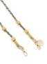 Detail View - Click To Enlarge - LA COQUE FRANÇAISE - Della Braided Bandana Wooden Bead Phone Strap — Khaki