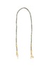 Main View - Click To Enlarge - LA COQUE FRANÇAISE - Della Braided Bandana Wooden Bead Phone Strap — Khaki