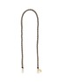 Main View - Click To Enlarge - LA COQUE FRANÇAISE - Lou Leather Braided Phone Strap — Black