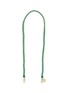 Main View - Click To Enlarge - LA COQUE FRANÇAISE - Lou Leather Braided Phone Strap — Green
