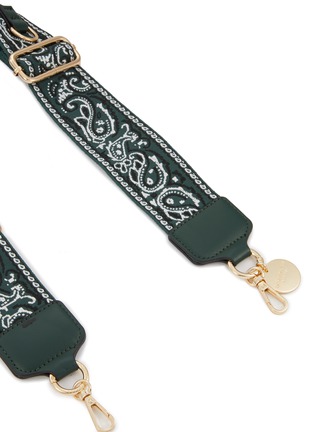 Detail View - Click To Enlarge - LA COQUE FRANÇAISE - Haby Adjustable Bandana Phone Strap — Green