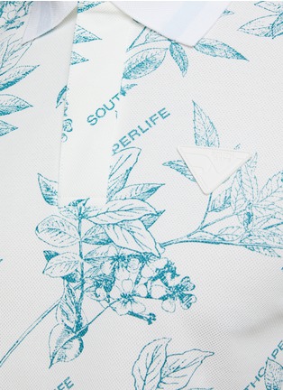  - SOUTHCAPE - Botanical Print UV Protect Polo Shirt