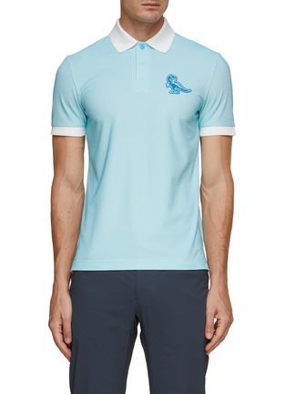 Main View - Click To Enlarge - SOUTHCAPE - Dinosaue Logo Patch Polo Shirt