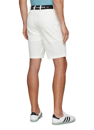 Back View - Click To Enlarge - SOUTHCAPE - Detachable Pouch Logo Jacquard Band Shorts