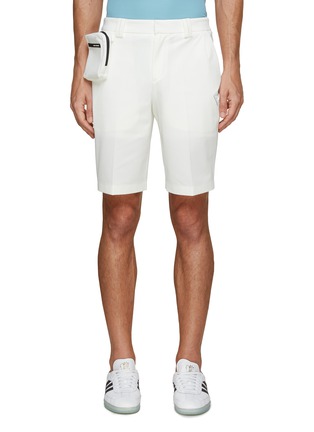 Main View - Click To Enlarge - SOUTHCAPE - Detachable Pouch Logo Jacquard Band Shorts