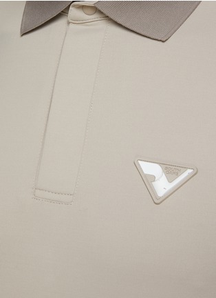  - SOUTHCAPE - 4 Row Logo Print Polo Shirt