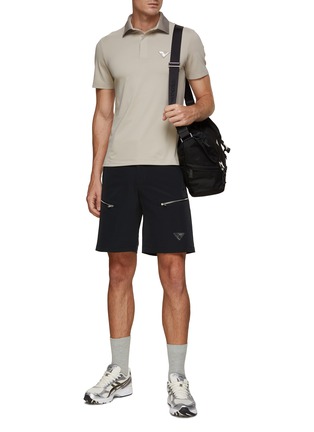 Figure View - Click To Enlarge - SOUTHCAPE - Elasticated Waist Shorts