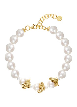 Main View - Click To Enlarge - CENTAURI LUCY - Neo-Romantic Turner 18K Gold PearlBracelet