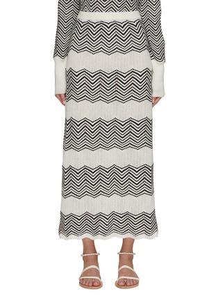 Main View - Click To Enlarge - ERES - Reglisse Wool Cashmere Skirt