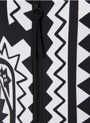 Detail View - Click To Enlarge - ERES - Tipi Front Zip Swimsuit
