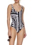 Figure View - Click To Enlarge - ERES - Tipi Front Zip Swimsuit