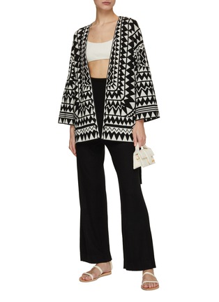 Figure View - Click To Enlarge - ERES - Apache Wrap Around Cardigan