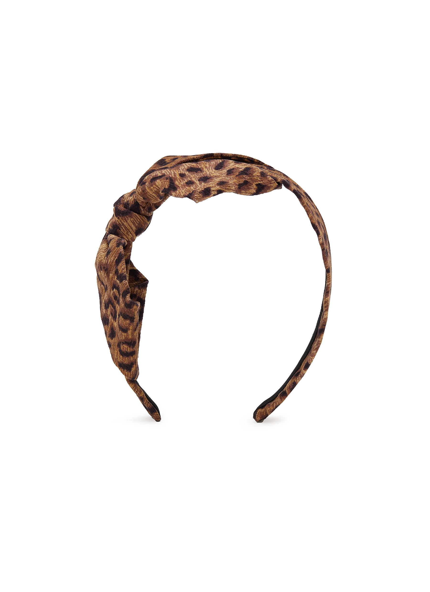 Carolina Leopard Print Bow Headband