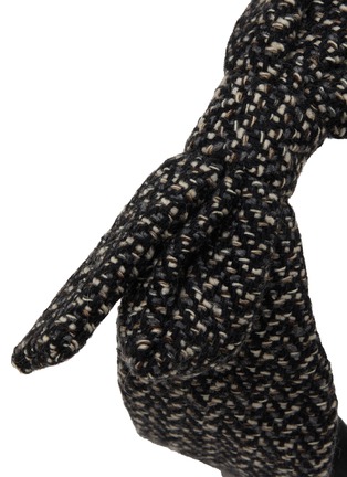Detail View - Click To Enlarge - JENNIFER OUELLETTE - Tweed Bow Earmuff