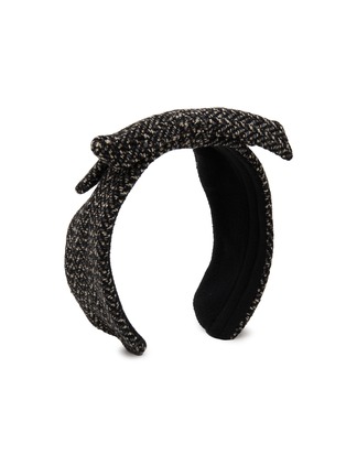 Figure View - Click To Enlarge - JENNIFER OUELLETTE - Tweed Bow Earmuff