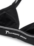 Detail View - Click To Enlarge - T BY ALEXANDER WANG - Logo band cross back triangle sports bra