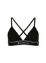 Main View - Click To Enlarge - T BY ALEXANDER WANG - Logo band cross back triangle sports bra