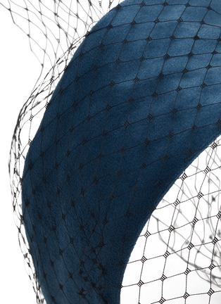 Detail View - Click To Enlarge - JENNIFER OUELLETTE - Ultra Suede Changeable Veiling Headband