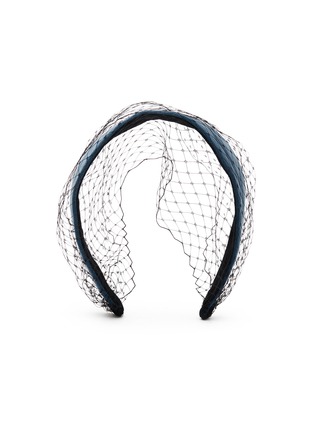 Main View - Click To Enlarge - JENNIFER OUELLETTE - Ultra Suede Changeable Veiling Headband