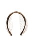 Main View - Click To Enlarge - JENNIFER OUELLETTE - Ultra Suede Changeable Veiling Headband