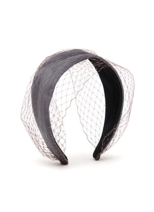 Figure View - Click To Enlarge - JENNIFER OUELLETTE - Ultra Suede Changeable Veiling Headband