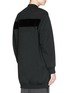 Back View - Click To Enlarge - T BY ALEXANDER WANG - Bonded fleece long bomber jacket