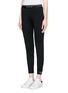 Front View - Click To Enlarge - T BY ALEXANDER WANG - Logo band luxe ponte leggings