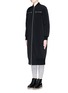 Front View - Click To Enlarge - T BY ALEXANDER WANG - Padded bomber coat