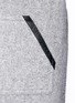 Detail View - Click To Enlarge - T BY ALEXANDER WANG - Horizon stripe hooded felted wool coat