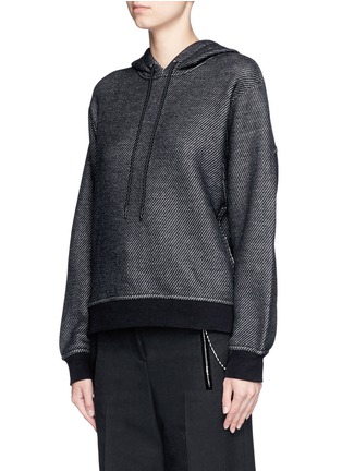 Front View - Click To Enlarge - T BY ALEXANDER WANG - French terry hoodie