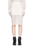 Main View - Click To Enlarge - T BY ALEXANDER WANG - Crinkle knit double layer skirt