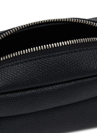 Detail View - Click To Enlarge - VALEXTRA - Micro Origami Leather Crossbody Bag
