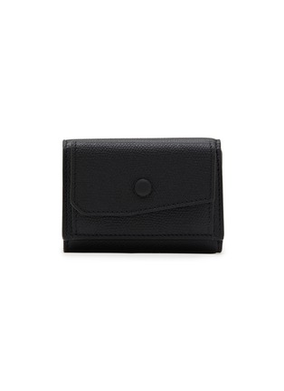 Main View - Click To Enlarge - VALEXTRA - Compact Leather Wallet with Coin Purse
