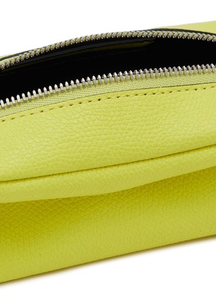 Detail View - Click To Enlarge - VALEXTRA - Micro Origami Leather Crossbody Bag