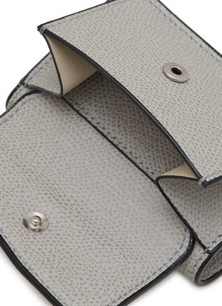 Detail View - Click To Enlarge - VALEXTRA - Compact Leather Wallet with Coin Purse