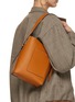 Figure View - Click To Enlarge - VALEXTRA - Small Bucket Leather Shoulder Bag