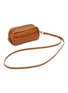 Detail View - Click To Enlarge - VALEXTRA - Micro Origami Leather Crossbody Bag