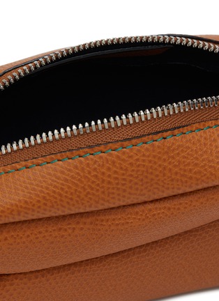 Detail View - Click To Enlarge - VALEXTRA - Micro Origami Leather Crossbody Bag