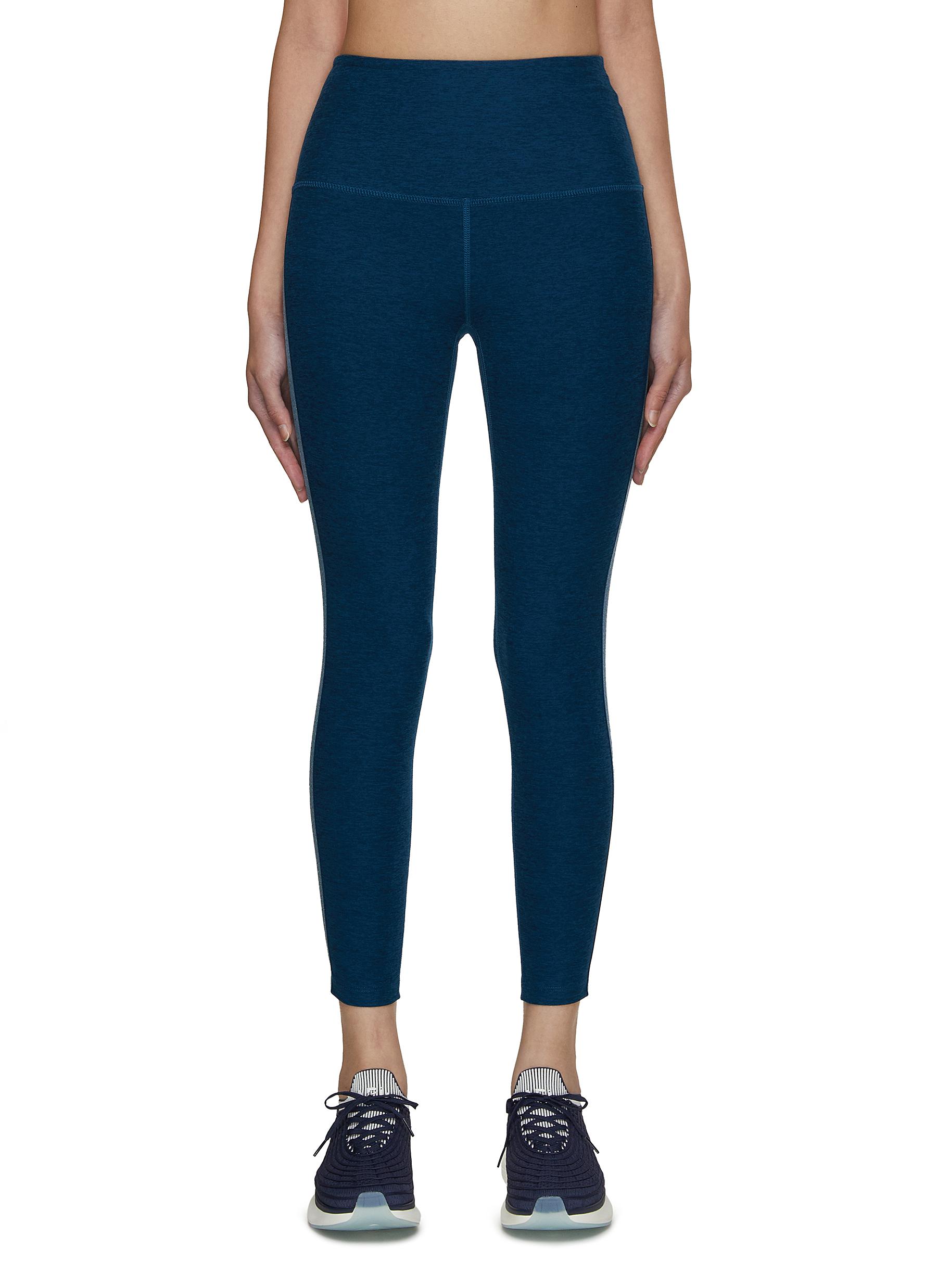 Beyond Yoga Spacedye At Your Leisure High Waisted Midi Legging in Truffle  Heather | REVOLVE