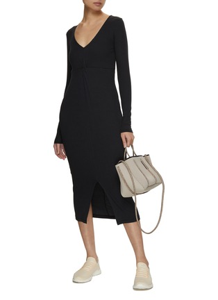 Figure View - Click To Enlarge - BEYOND YOGA - Meet In The Middle Midi Dress