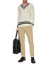 Figure View - Click To Enlarge - EQUIL - V-Neck Cashmere Wool Knit Sweater